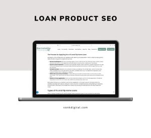 LOAN PRODUCT SEO