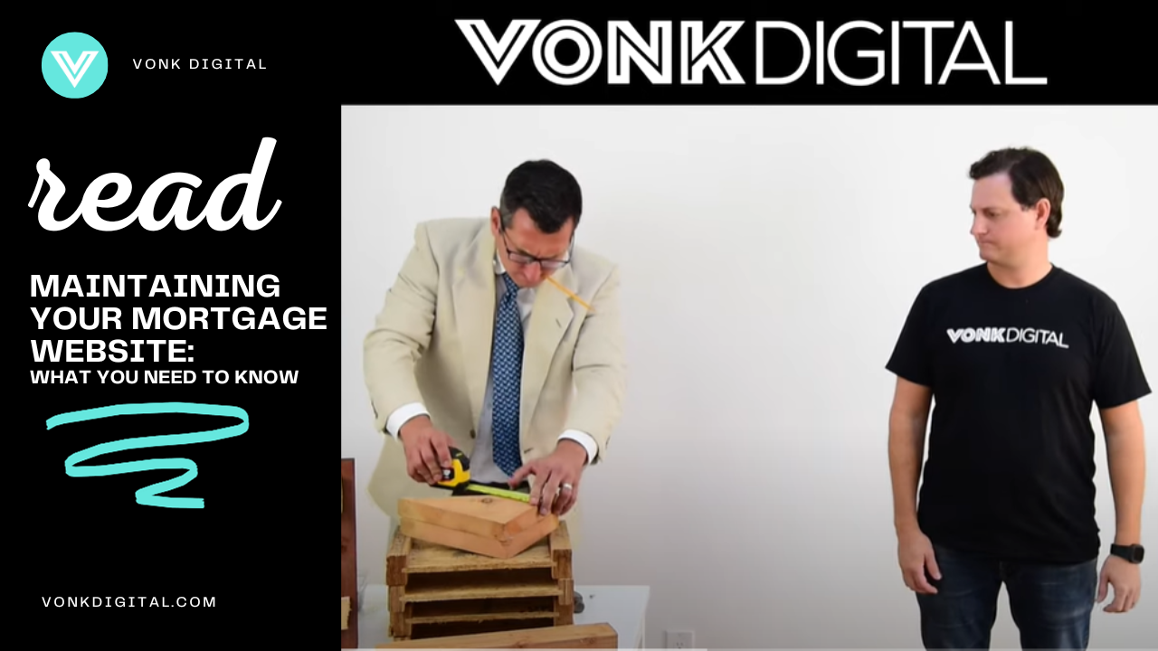 Image of Vonk owners Anthony and Vinnie spoofing an Apple vs PC ad and discussing DIY websites vs Vonk Digital