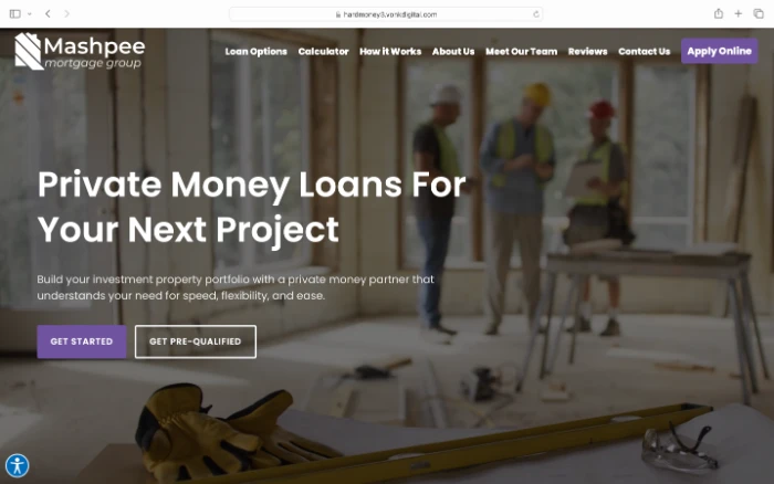 Private Money Lender Website
