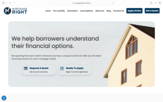 Vonk Digital Mortgage Website
