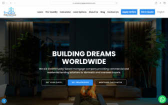 Vonk Digital Mortgage Website