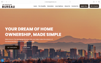 Vonk Digital Mortgage Website