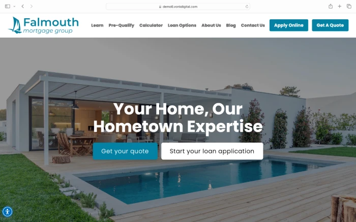 Mortgage Website by Vonk Digital