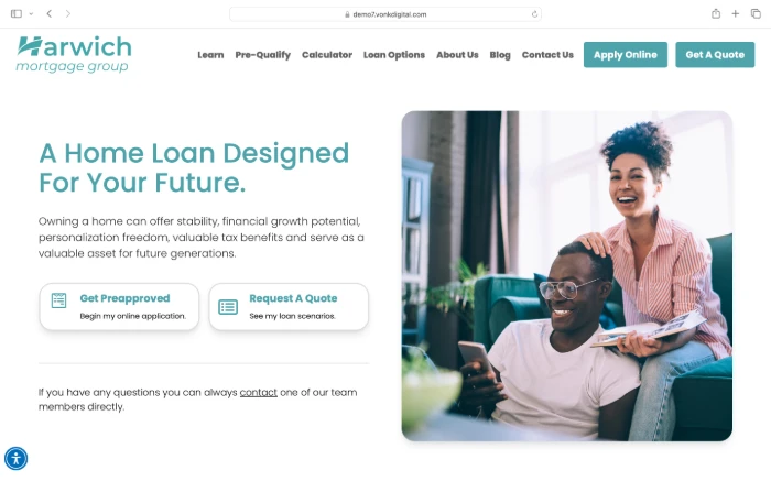 Mortgage Website by Vonk Digital