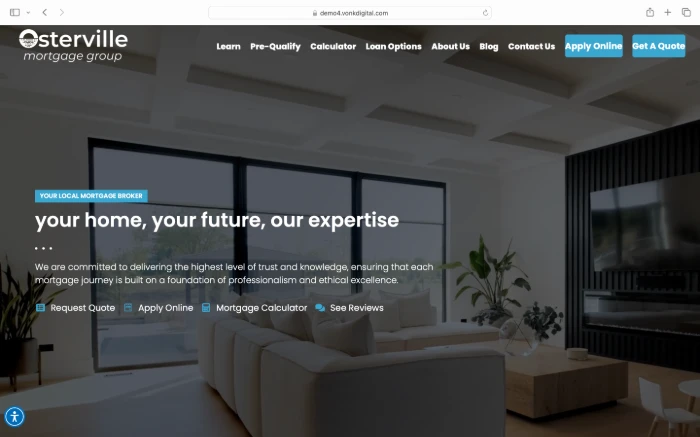 Mortgage Website by Vonk Digital
