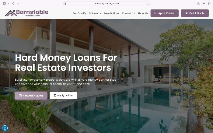 Hardmoney Website by Vonk Digital