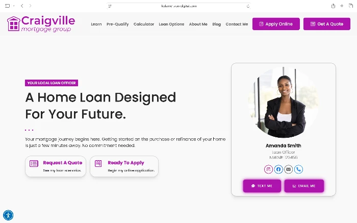 Mortgage Website by Vonk Digital