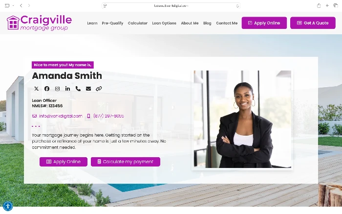 Mortgage Website by Vonk Digital