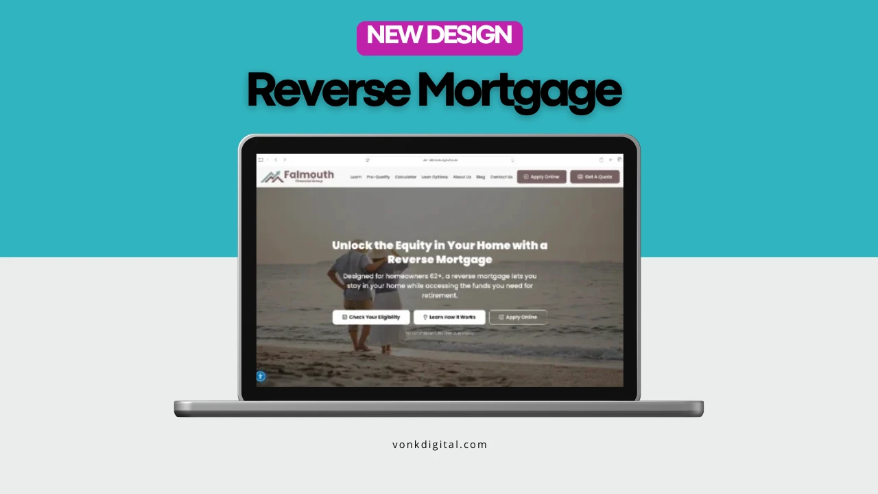 Reverse Mortgage Website Design