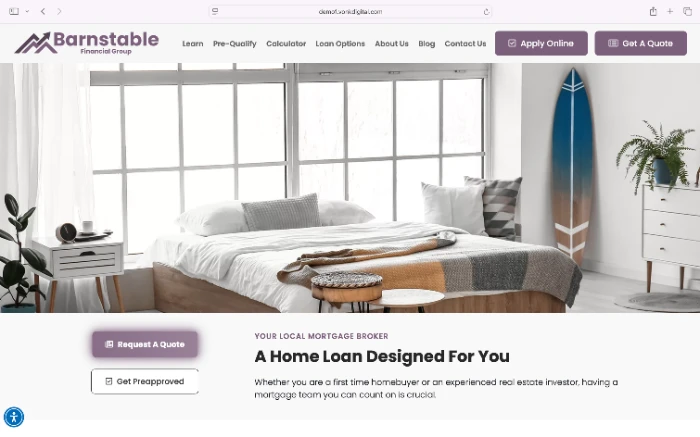 Mortgage Website by Vonk Digital