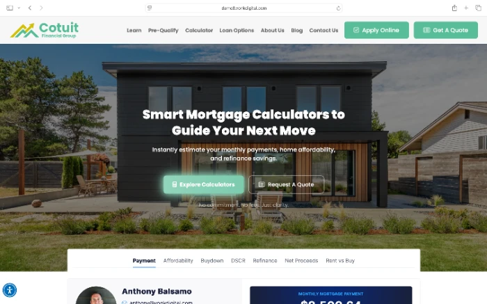 Mortgage Website by Vonk Digital