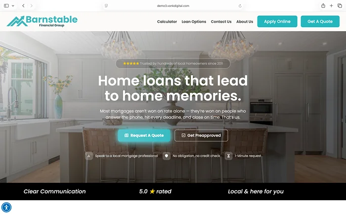 Mortgage Website by Vonk Digital