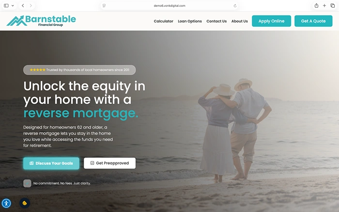 Mortgage Website by Vonk Digital